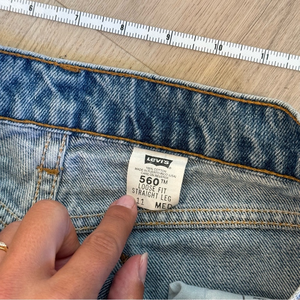 Levi’s Vintage Loose Fit Straight Leg Denim Jeans - Picture 5 of 9